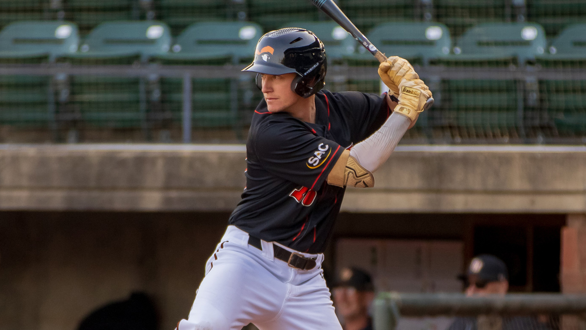 Evan Goins went 4-for-4 with three home runs and six RBI