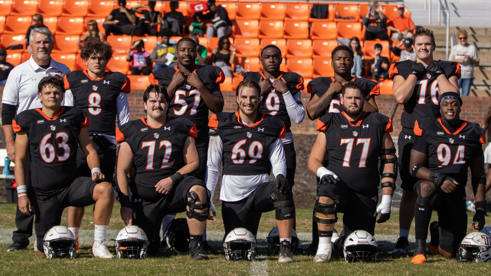 Football battles No. 23 Wingate on Senior Day