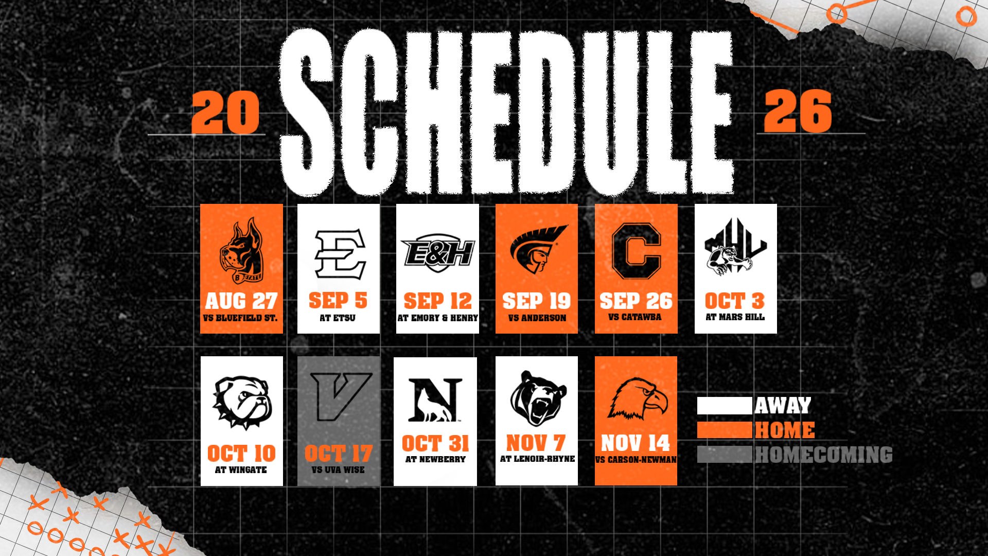 2026 Tusculum Football schedule released