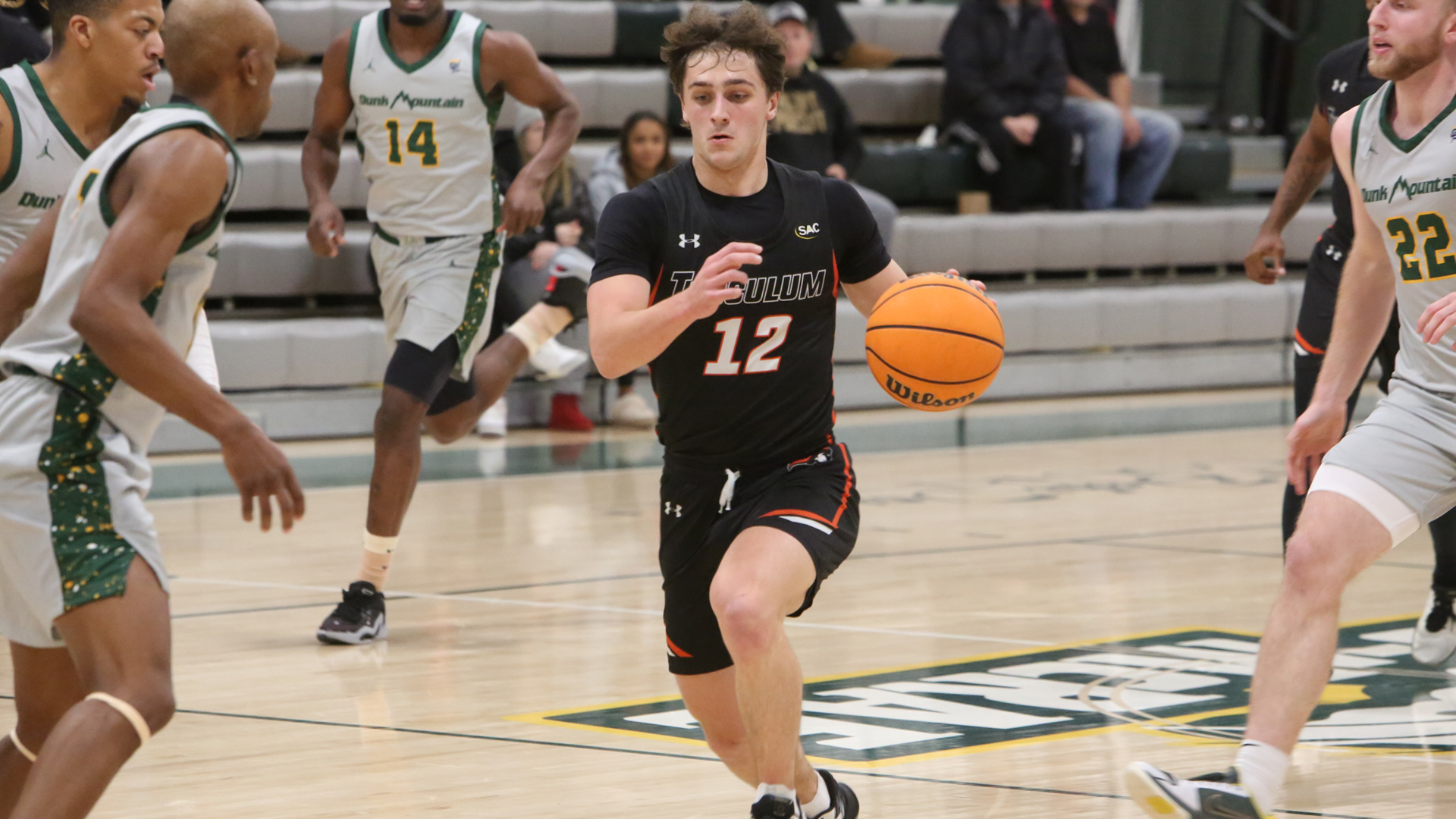 Connor Jordan poured in a game-high 18 points at Lees-McRae (photo by Dom Donnelly)