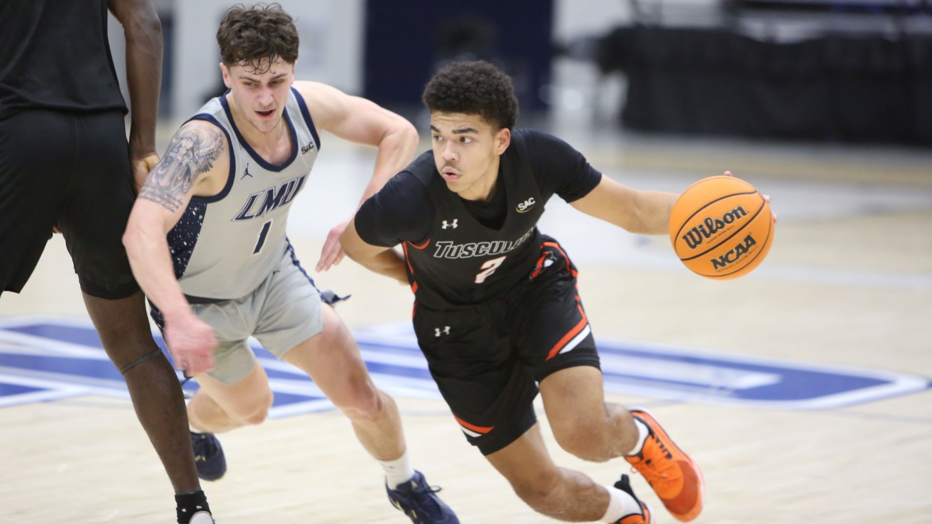 Bryce Jackson scored 21 of his team-high 23 points in the second half on Wednesday at Lincoln Memorial (photo by Dom Donnelly)