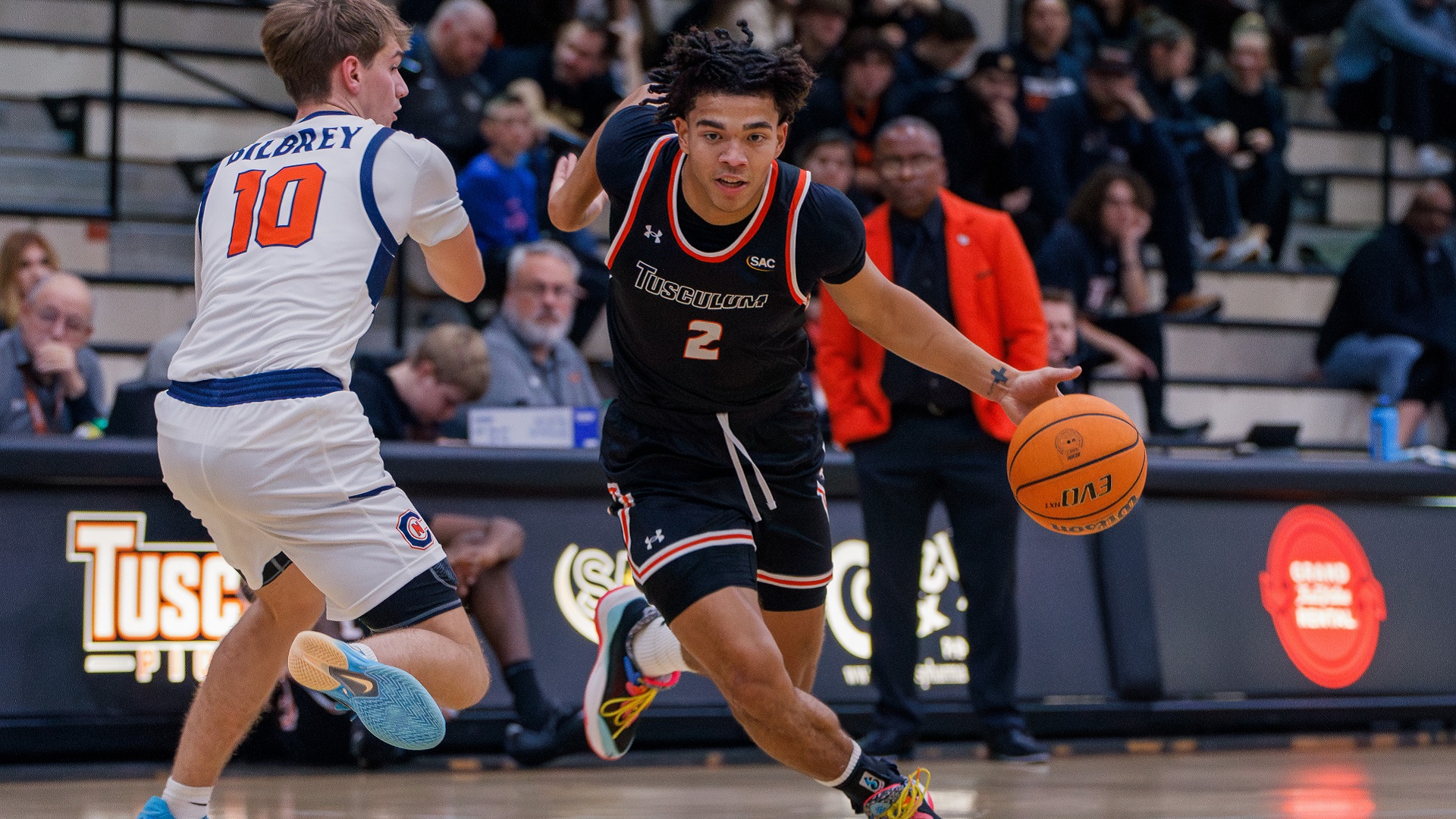 Bryce Jackson equaled his season high with 24 points against Carson-Newman (photo by Kari Ham)
