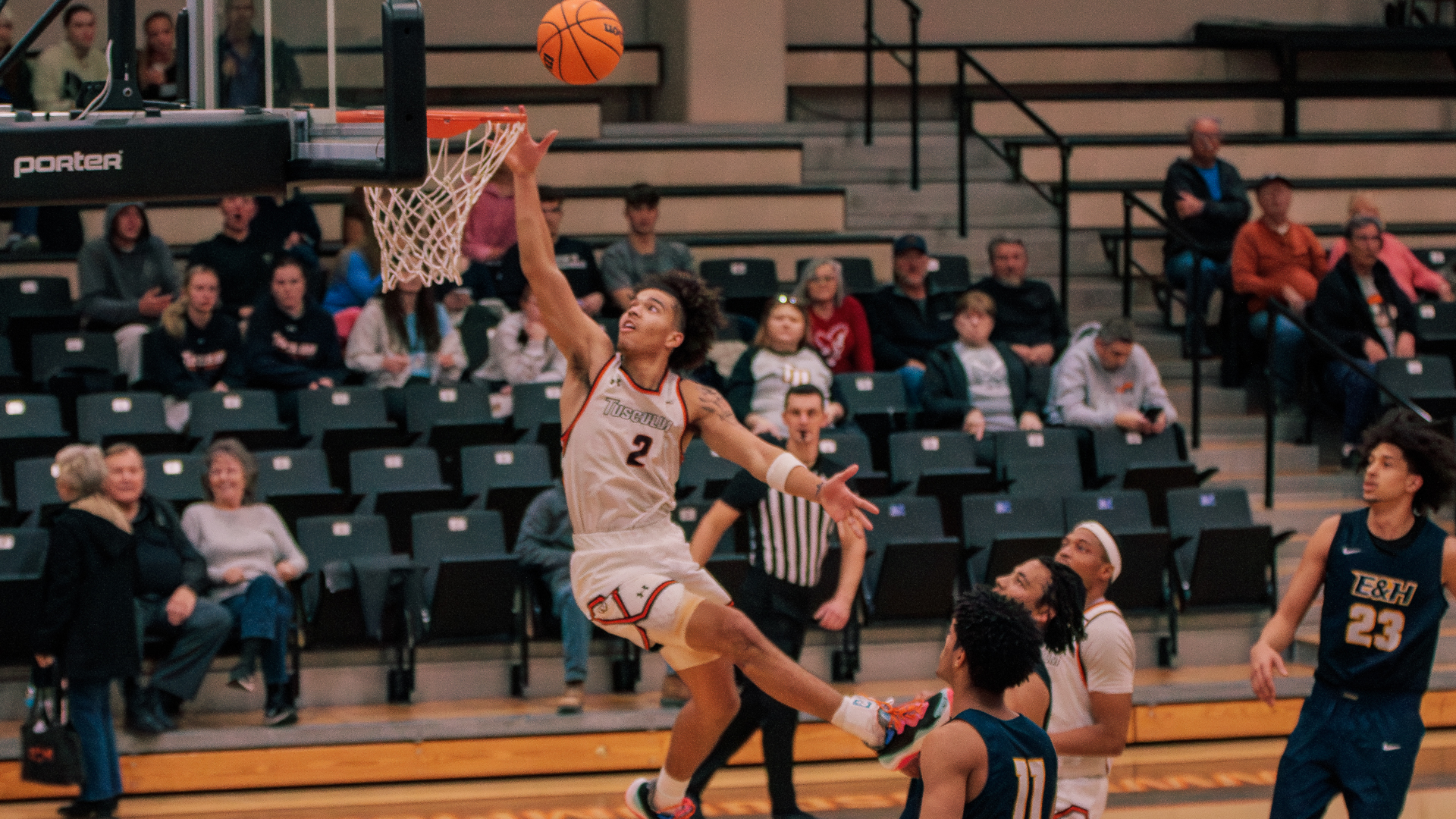 Bryce Jackson scored a season-best 28 points against Emory & Henry on Wednesday (photo by Kari Ham)
