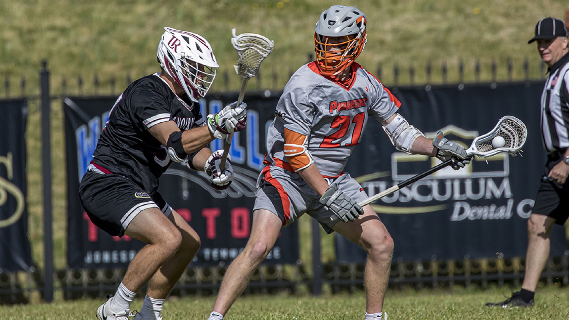 Tristan Kirkham scored twice against Lenoir-Rhyne (photo by Chuck Williams)