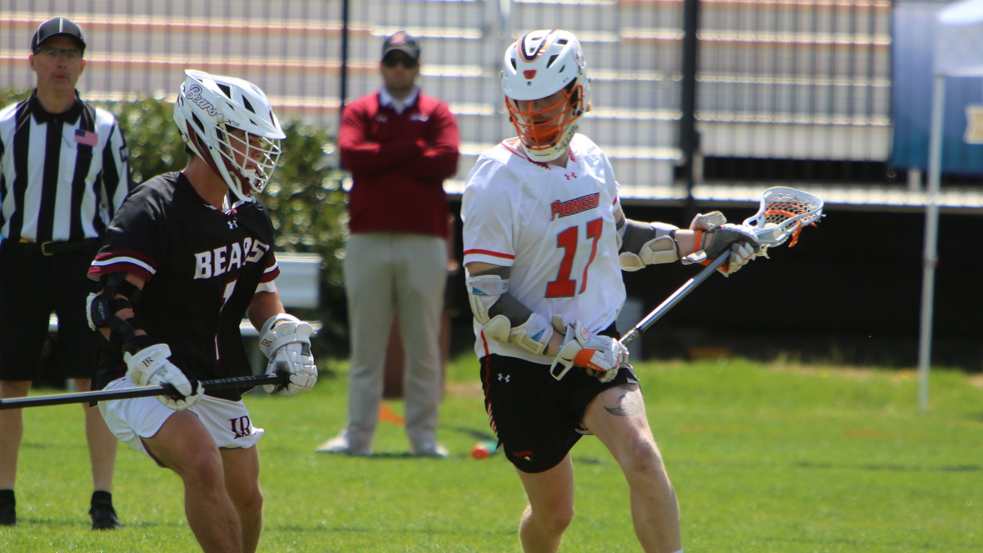 Ben Hobday scored his 12th goal of the season for the Pioneers against Lenoir-Rhyne (photo by TU Athletic Communications)