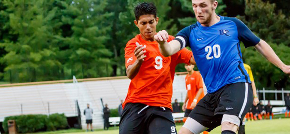 Barton upsets #23 Tusculum 1-0 in rainy opener