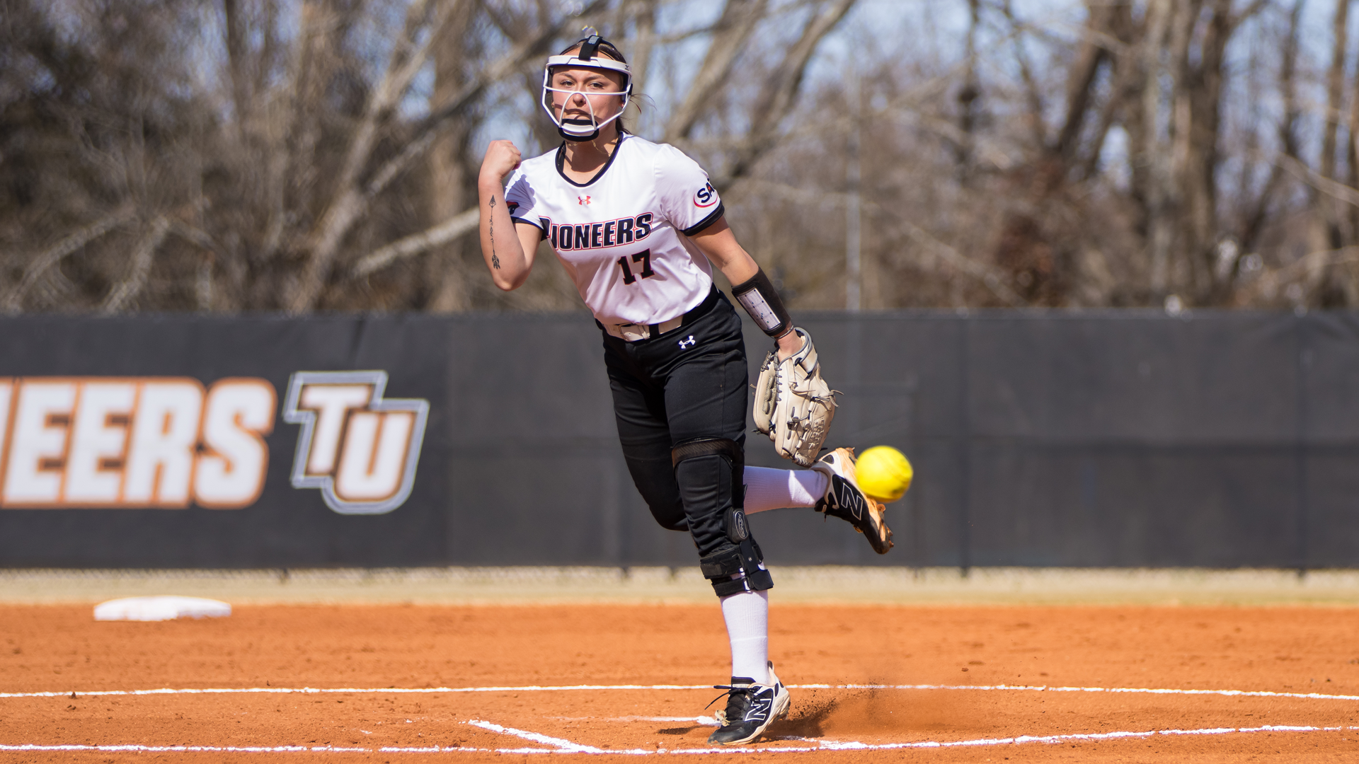 Softball splits home opener with North Greenville