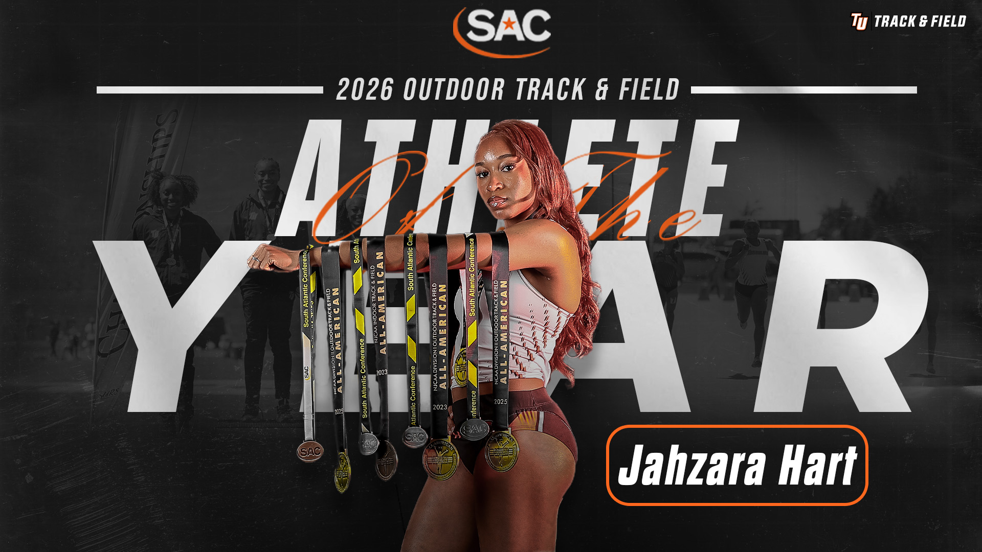 Hart named SAC Women's Outdoor Track &amp; Field Athlete of the Year