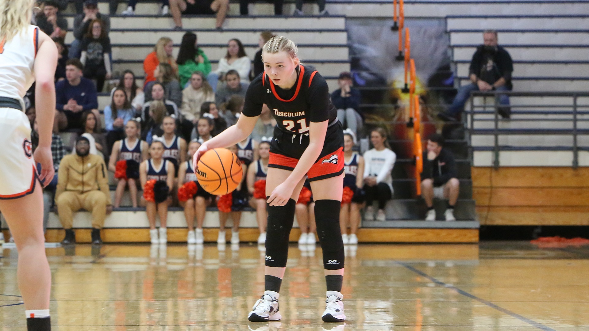 Sophie Henry had a game-high 10 assists against Carson-Newman (photo by TU Athletic Communications)
