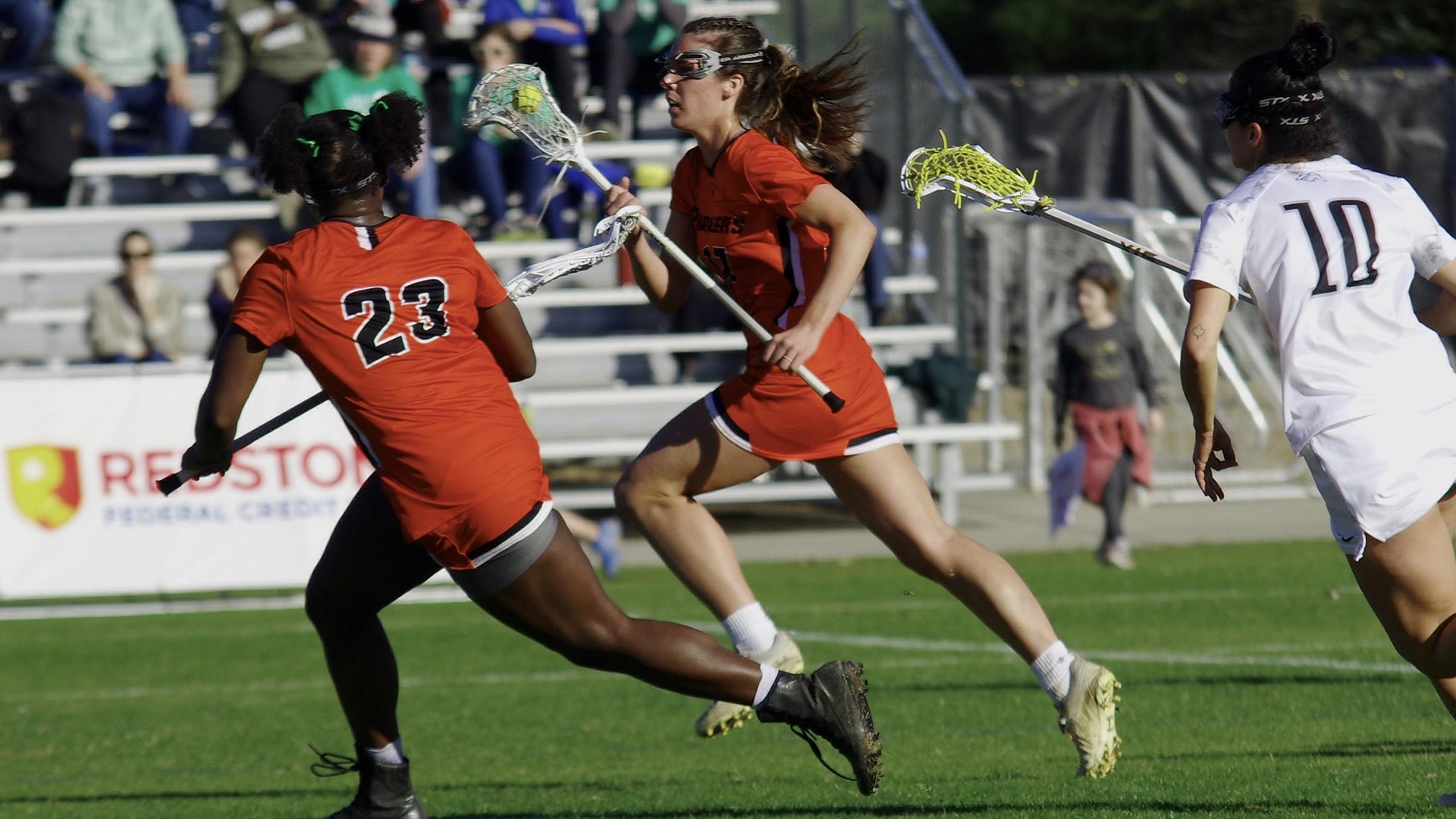Tia Daniel became the fifth player in program history to score 100 career goals against UAH (photo by Chris Lenker)
