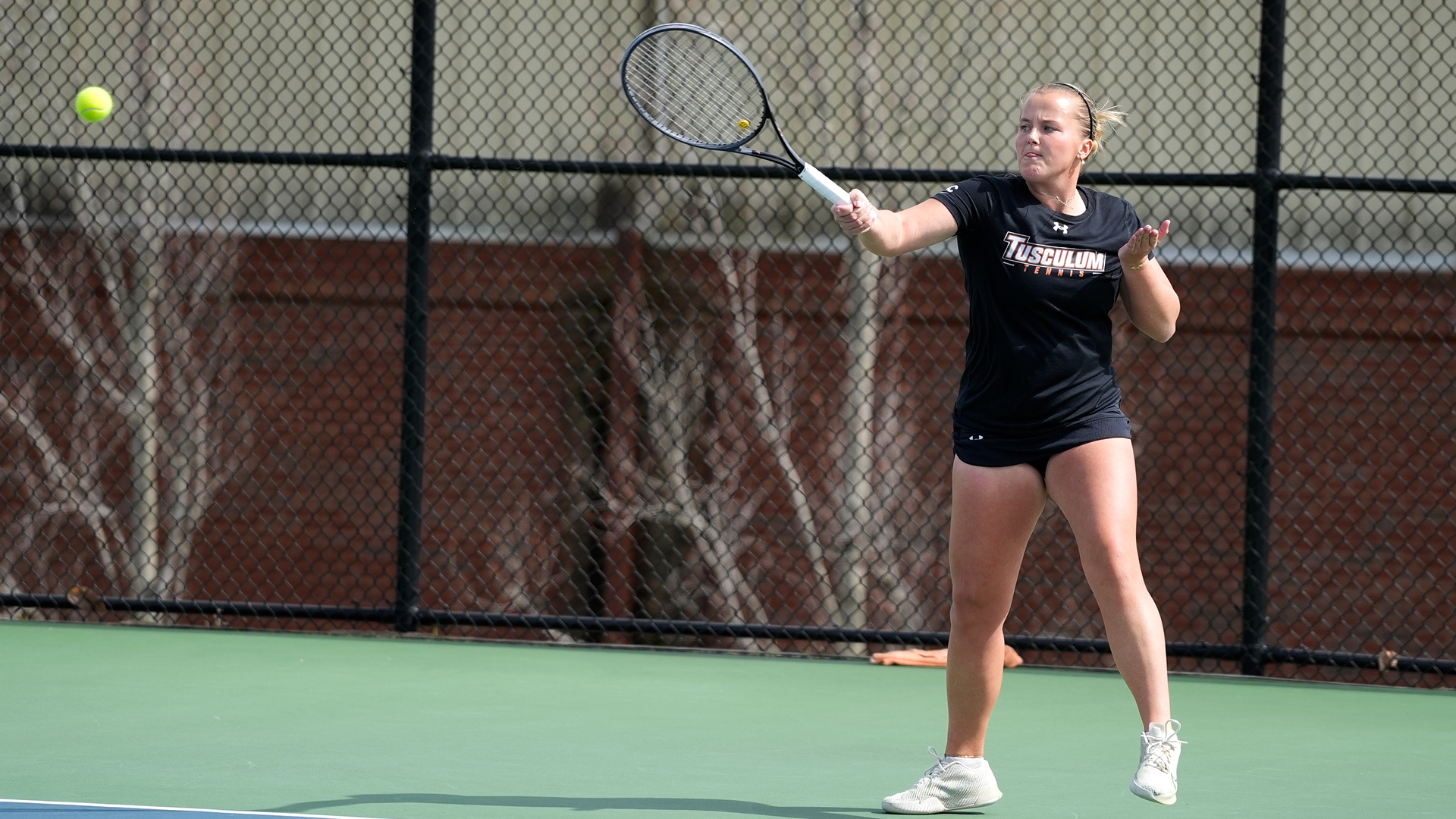 Thilda Danielsson in action against North Georgia (photo by Joe Yates)